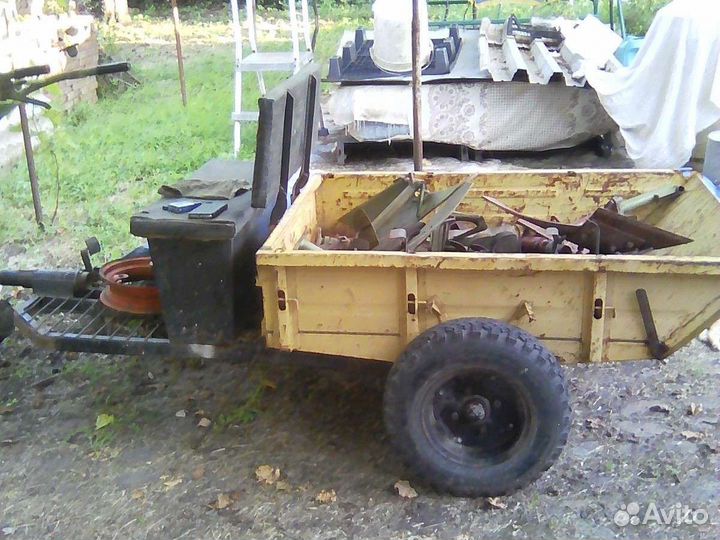 Мотоблок с прицепом и навесным оборудованием