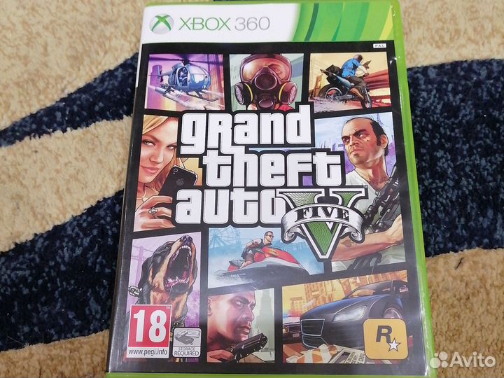 Диск на xbox 360 гта 5
