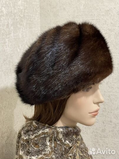 Шапка норковая женская