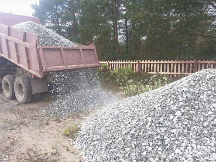 Щебень \ Земля гранитный 40 фракции от 3кубов