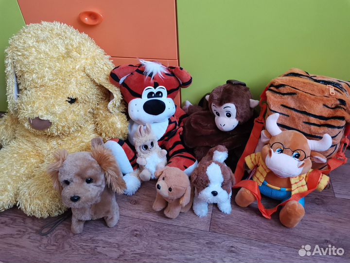 Мягкие игрушки пакетом