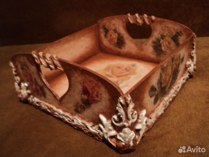 Конфетница, фруктовница в стиле шебби-шик