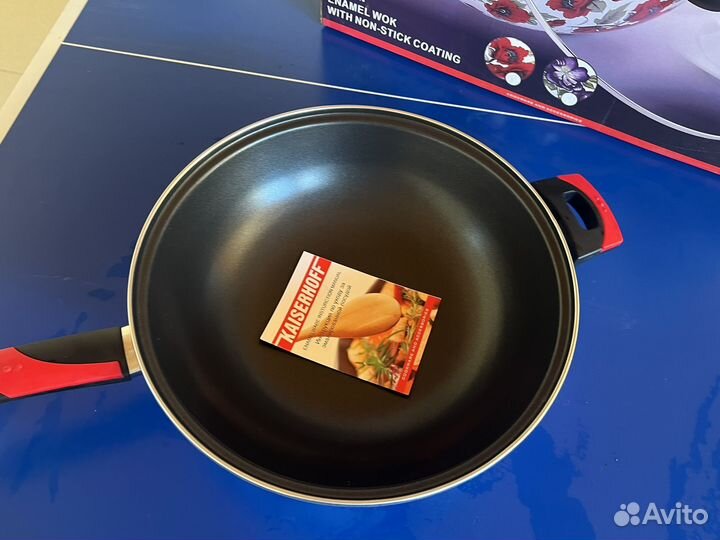 Сковородка-сотейник эмалированный