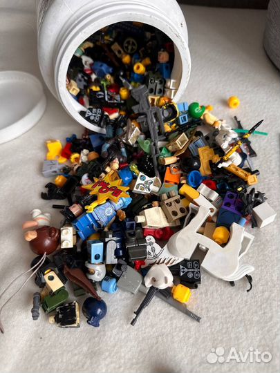 Lego россыпью сумка для лего минифигурки