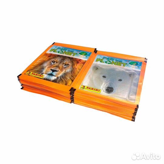 Panini Animals 2021. Альбом + 50 пакетиков
