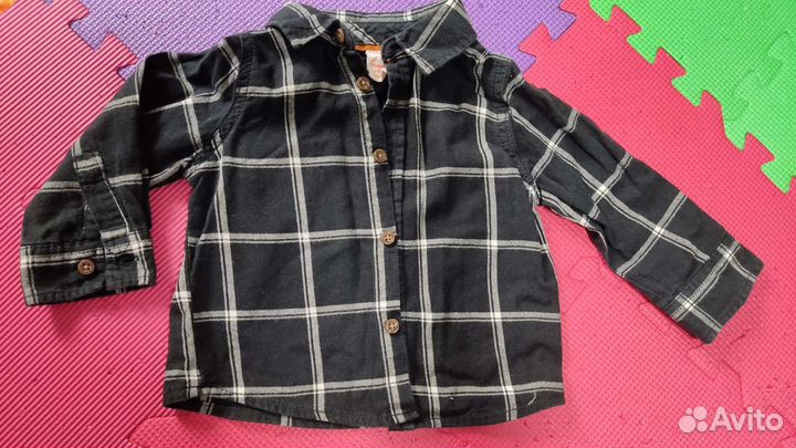 Свитер и рубашка 74