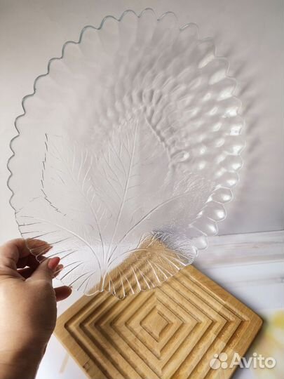 Блюдо сервировочное, стекло