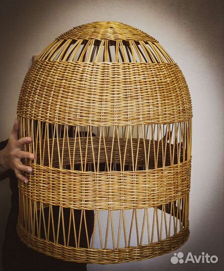 Плетенный абажур