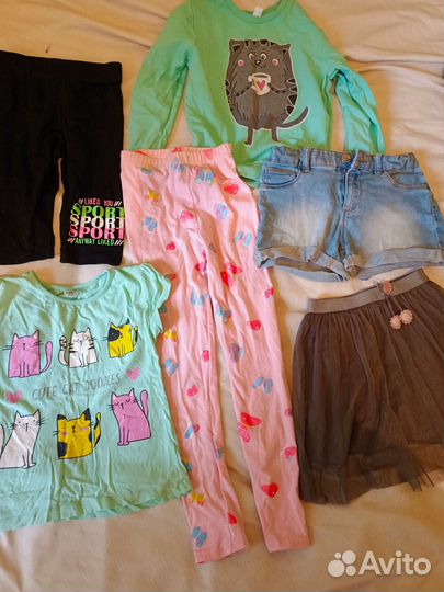 Большой пакет вещей для девочки