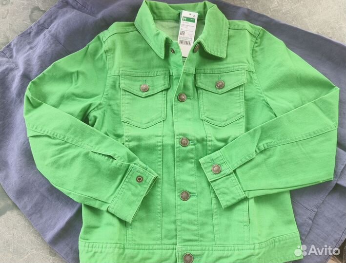 Джинсовая куртка на мальчика benetton