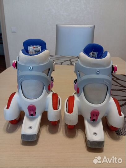 Роликовые коньки детские раздвижные р. 25-28