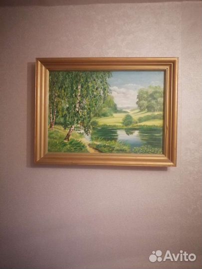 Картина маслом на холсте пейзаж