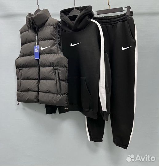 Флисовый костюм nike