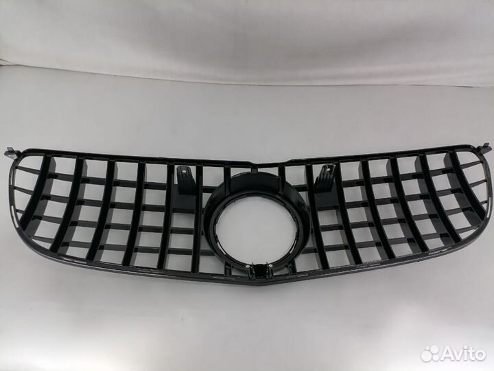Решетка радиатора Mercedes GLE W166 черная