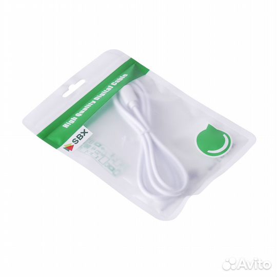 Кабель Pujimax USB - microusb 2.4A, 1 метр, Белый