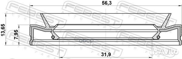 Сальник привода nissan wingroad/AD Y11 1999.05