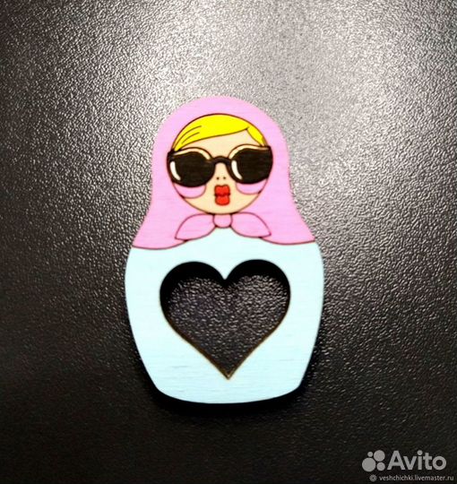 Броши- Матрешки
