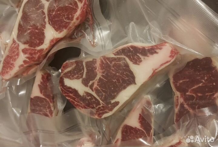 Стейк рибай / Вырезка говяжья мраморная