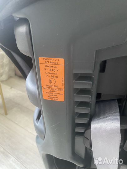Автокресло britax romer evolva 1 2 3