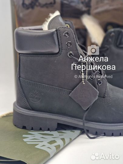 Зимние Timberland 6 Inch Boot Black Ботинки