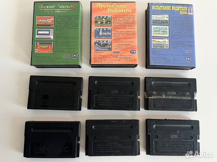 Картриджи для sega игры