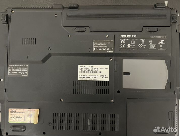 Asus F3S