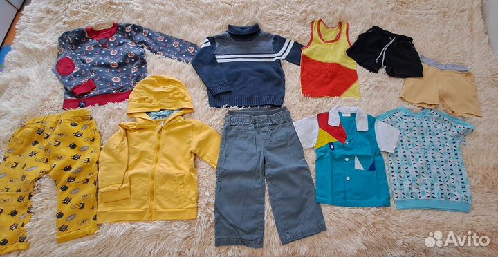 Вещи на мальчика 2 года пакетом