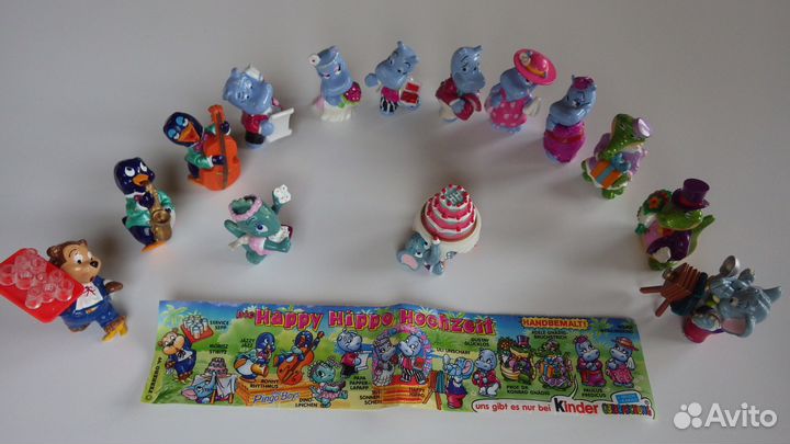 Киндер полные серии 90-х Бегемоты