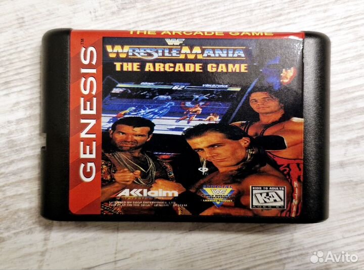 Картридж Wrestle Mania The Arcade Game Sega