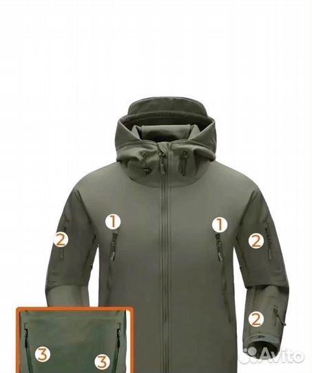 Тактический костюм softshell