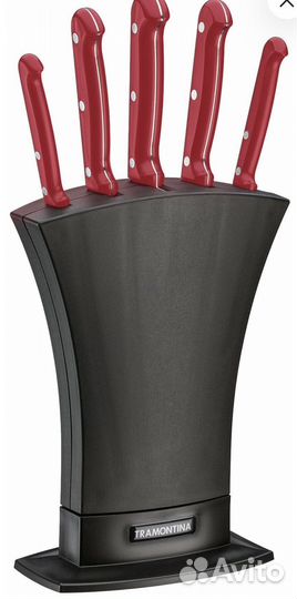 Набор tramontina Ultracorte 5 ножей с подставкой