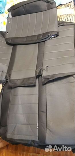 Автомобильные чехлы из экокожи на а/м шкода рапид