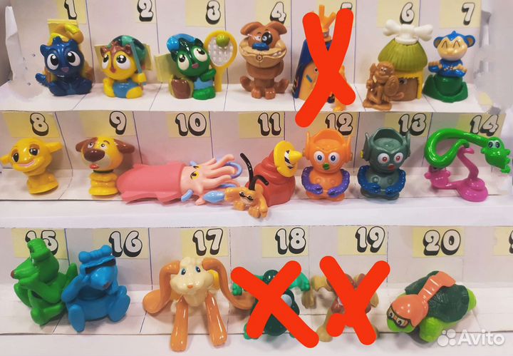 Киндеры.Сборка.Серии и единички