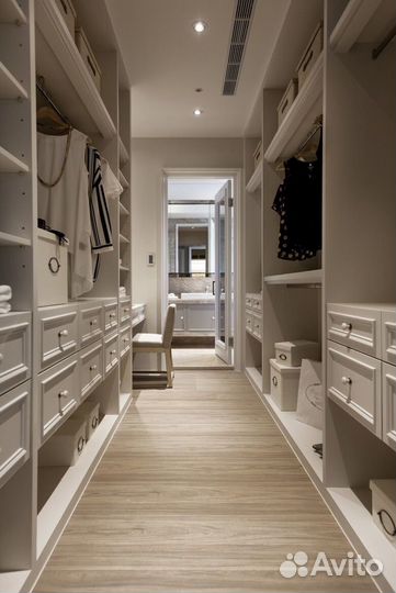 Гардеробная с фабрики