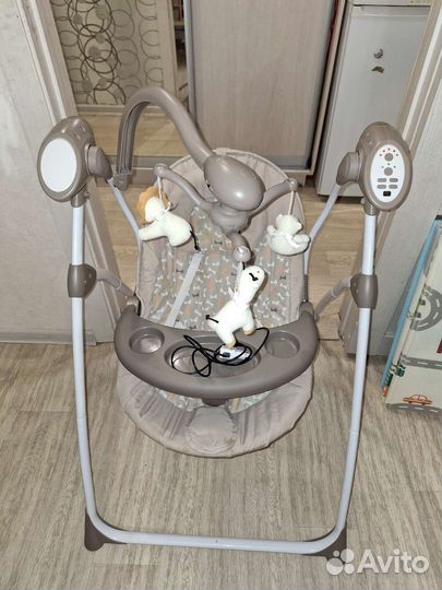 Детские электронные качели geburt