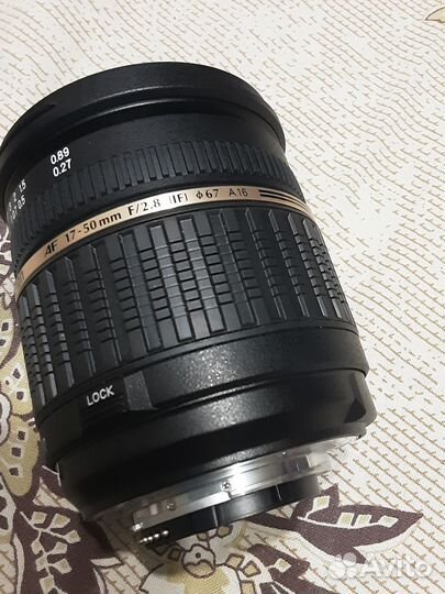 Tamron SP AF 17-50mm f/2.8 XR LD nikon