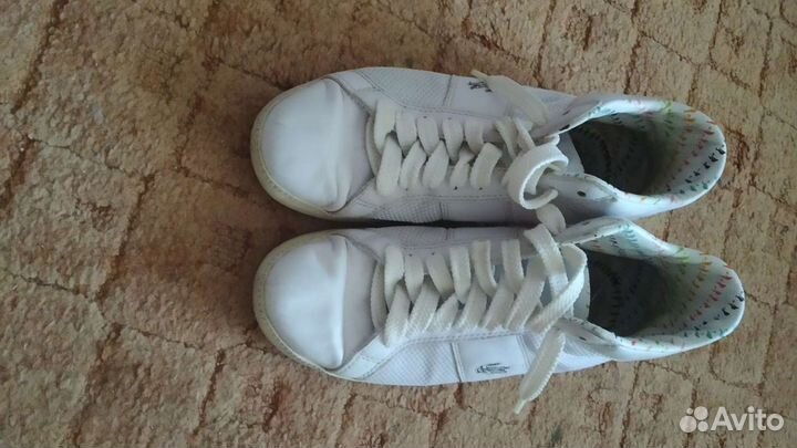 Кеды белые lacoste