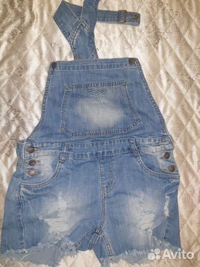 Джинсовый комбинезон для девушек