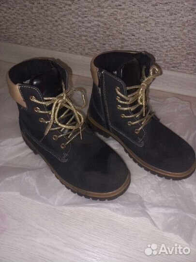 Ботинки теплая зима для девочки 35 размера