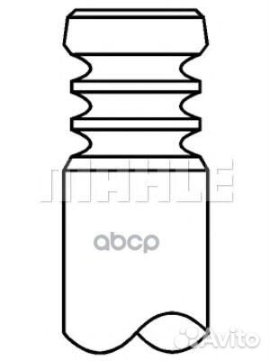 Клапан выпускной VAG A2/A3/A4/fabia/golf V/T5 1