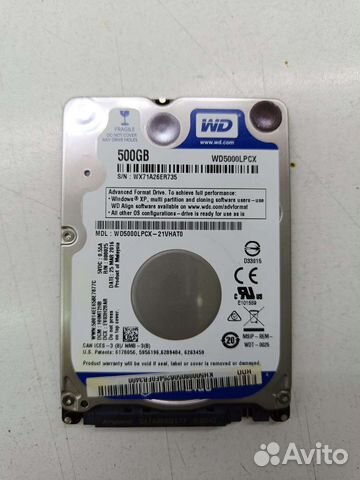 Жесткий диск 500 гб 2.5 Western Digital