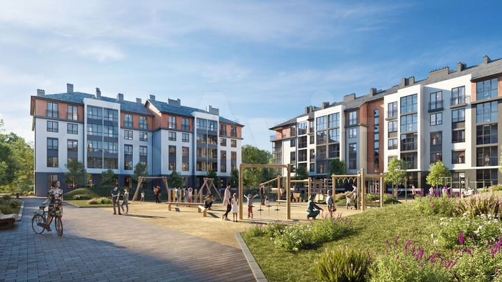 2-к. квартира, 61,8 м², 1/5 эт.