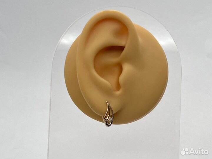 Золотые серьги 585 пробы