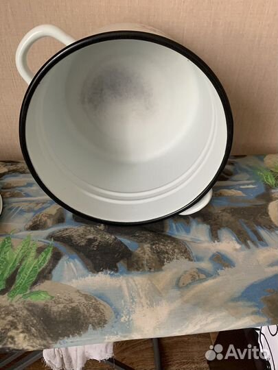 Кастрюля эмалированная 7л