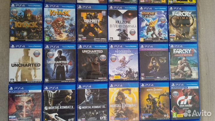 Игры для приставок ps4