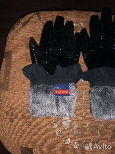 Перчатки женские кожаные