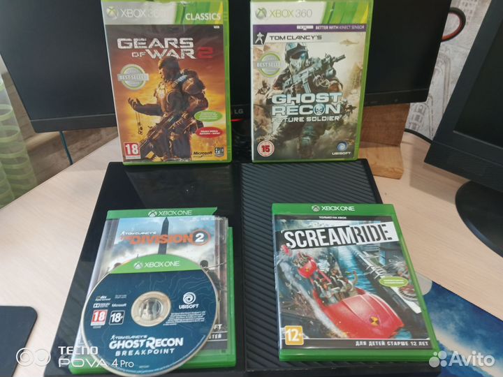 Xbox One + 5 игр