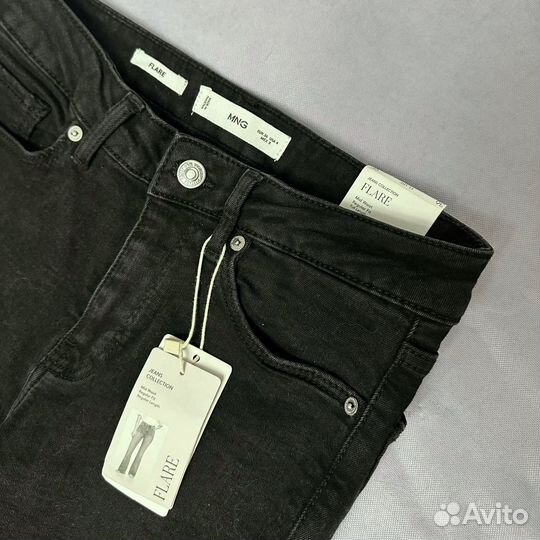 Джинсы клеш mango 36