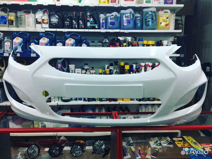 Бампер Solaris В цвет 2010-2015