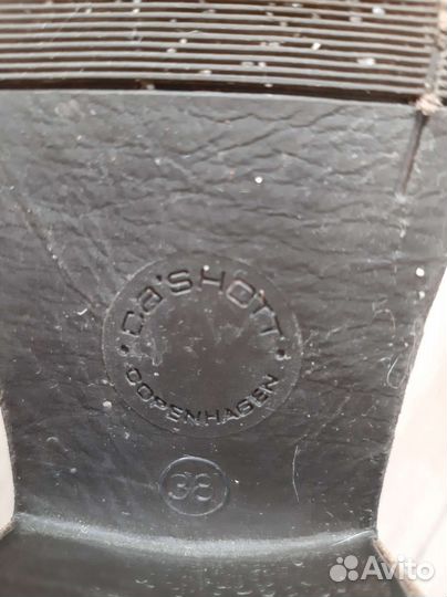 Ботильоны казаки из натуральной замши